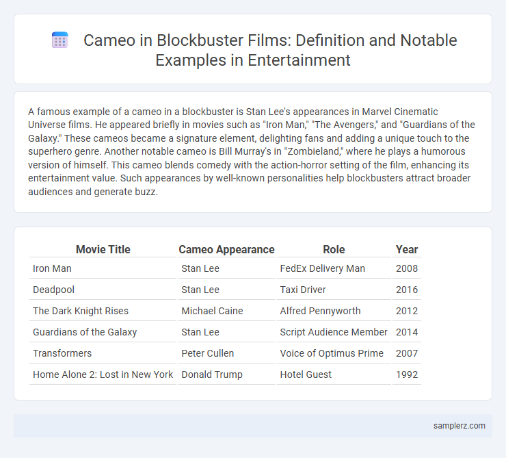 Cameo in Blockbuster Films: Definition and Notable Examples in Entertainment