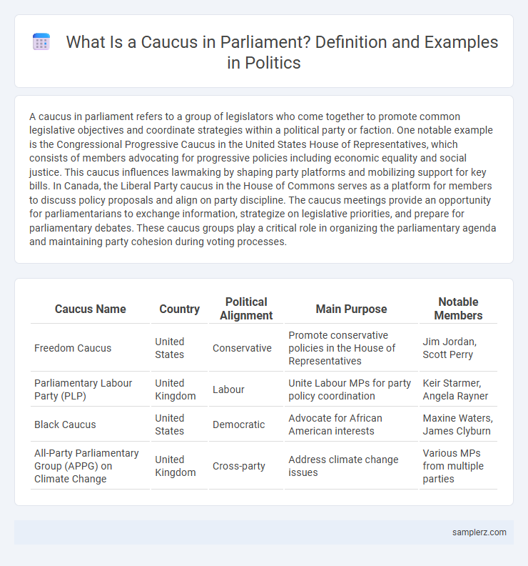 What Is a Caucus in Parliament? Definition and Examples in Politics