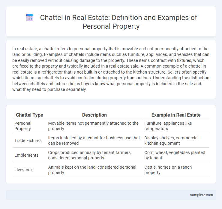 Chattel in Real Estate: Definition and Examples of Personal Property