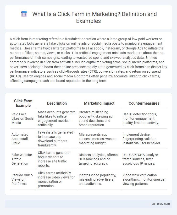 What Is a Click Farm in Marketing? Definition and Examples