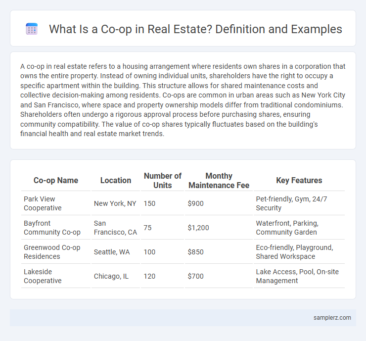 What Is a Co-op in Real Estate? Definition and Examples