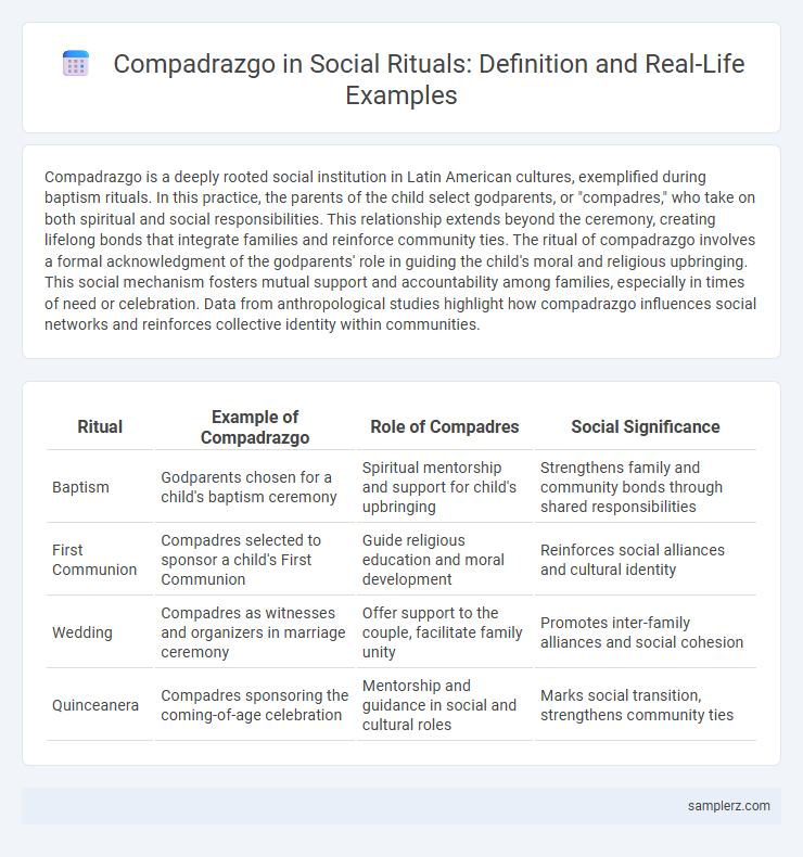 Compadrazgo in Social Rituals: Definition and Real-Life Examples