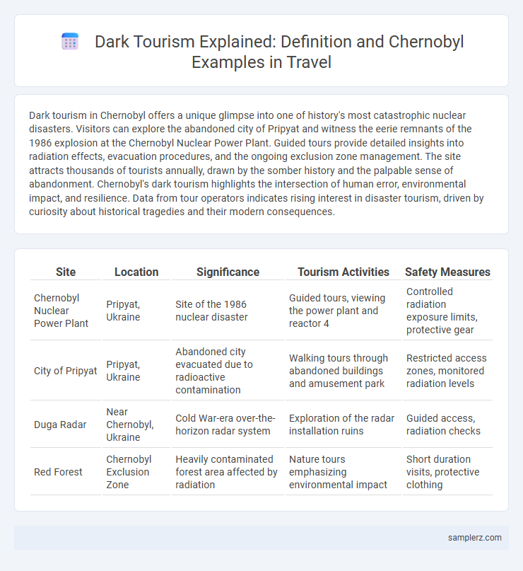 Dark Tourism Explained: Definition and Chernobyl Examples in Travel