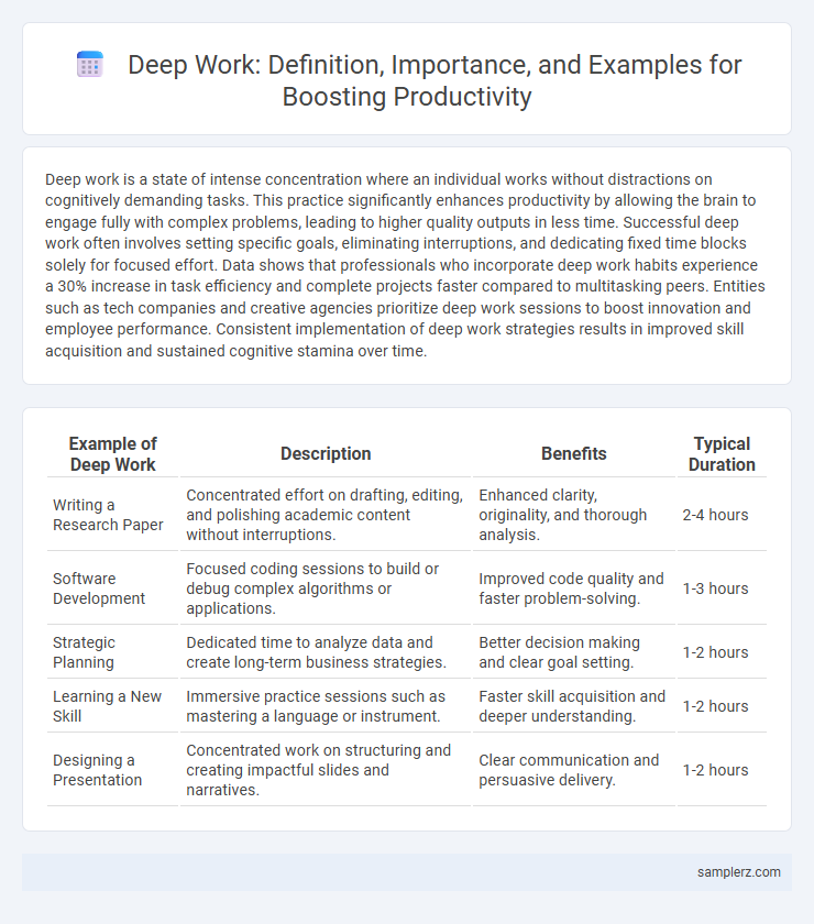 Deep Work: Definition, Importance, and Examples for Boosting Productivity