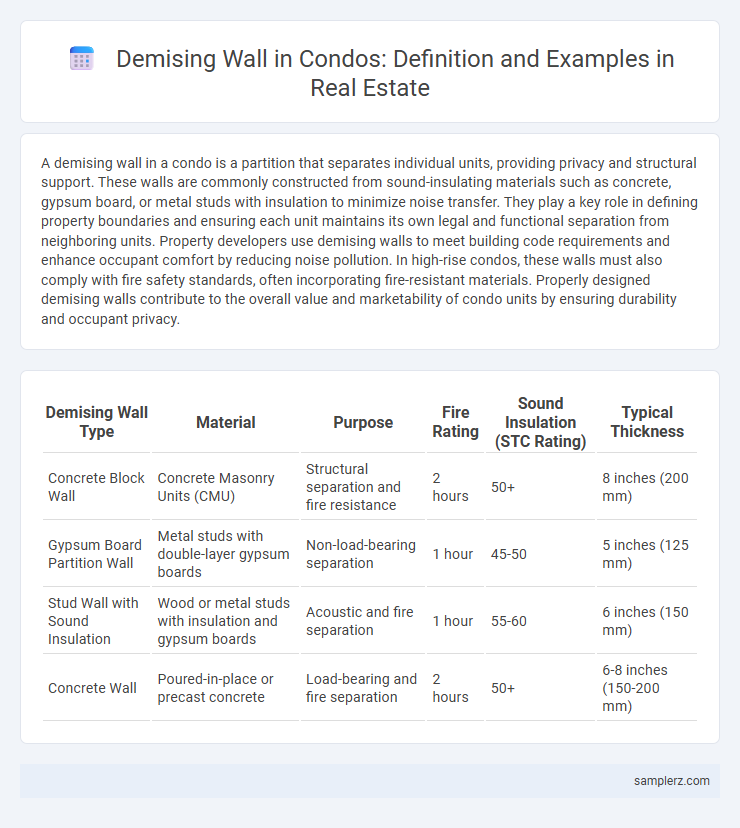 Demising Wall in Condos: Definition and Examples in Real Estate