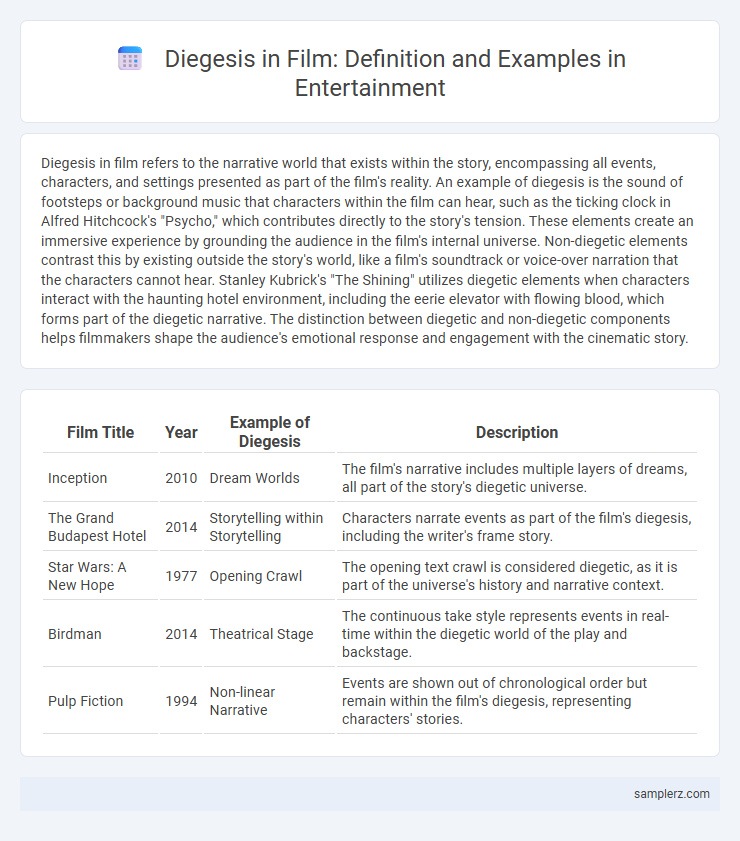 Diegesis in Film: Definition and Examples in Entertainment