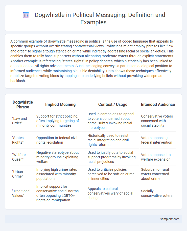 Dogwhistle in Political Messaging: Definition and Examples
