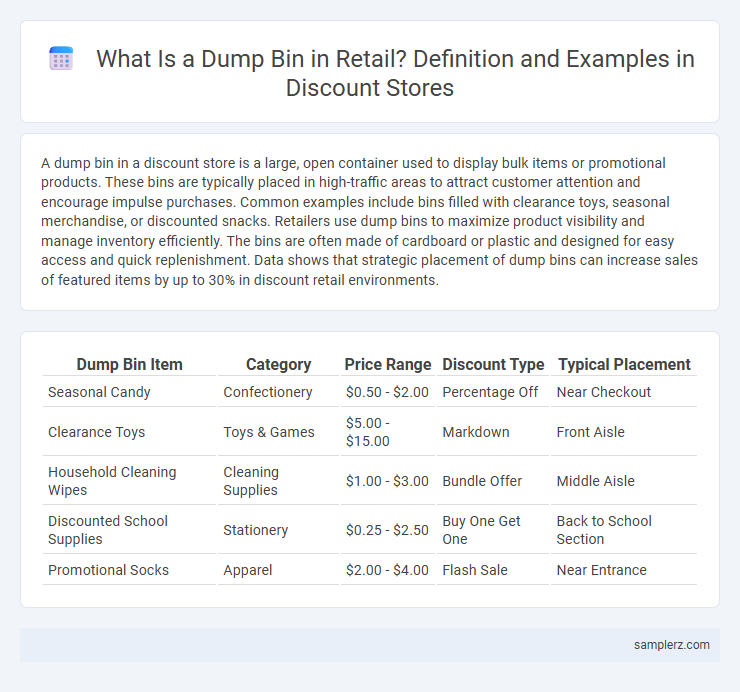 What Is a Dump Bin in Retail? Definition and Examples in Discount Stores