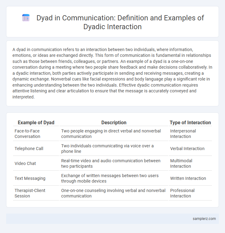 Dyad in Communication: Definition and Examples of Dyadic Interaction