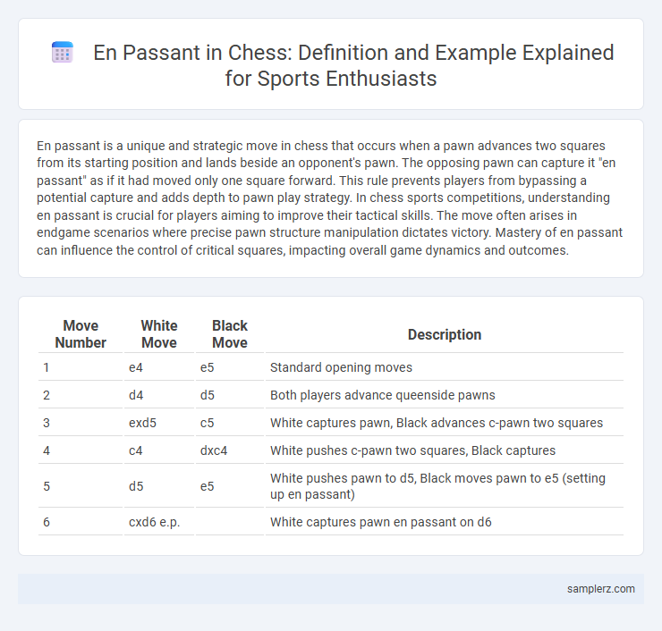 En Passant in Chess: Definition and Example Explained for Sports Enthusiasts