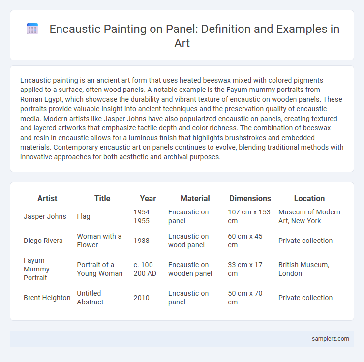 Encaustic Painting on Panel: Definition and Examples in Art