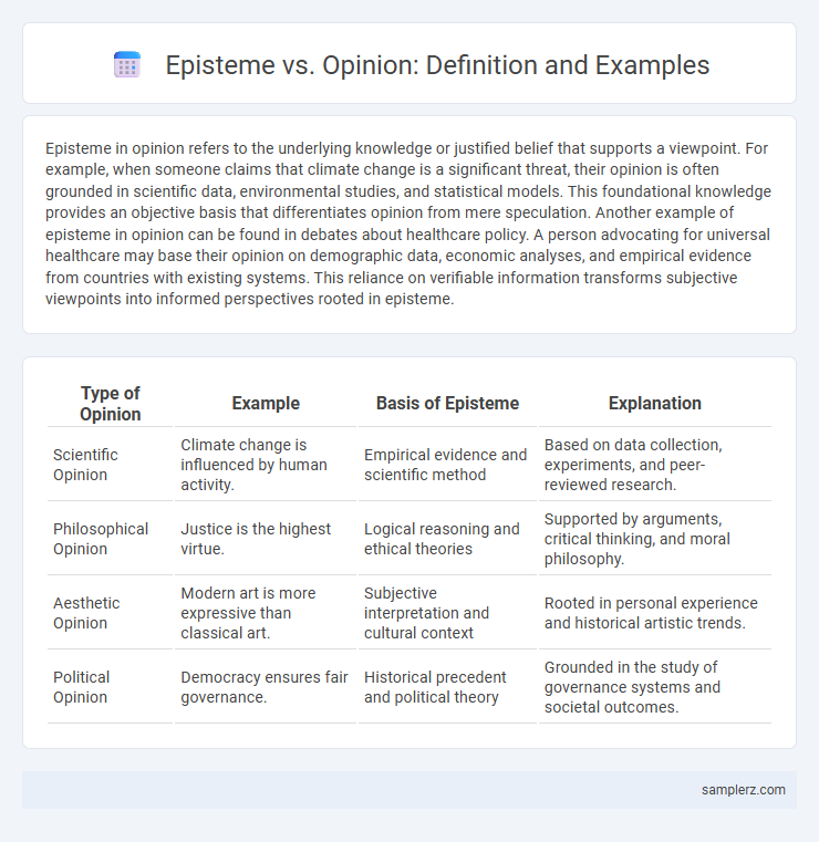 Episteme vs. Opinion: Definition and Examples