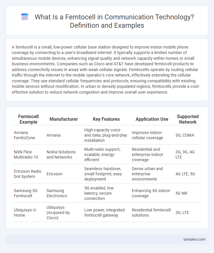 What Is a Femtocell in Communication Technology? Definition and Examples