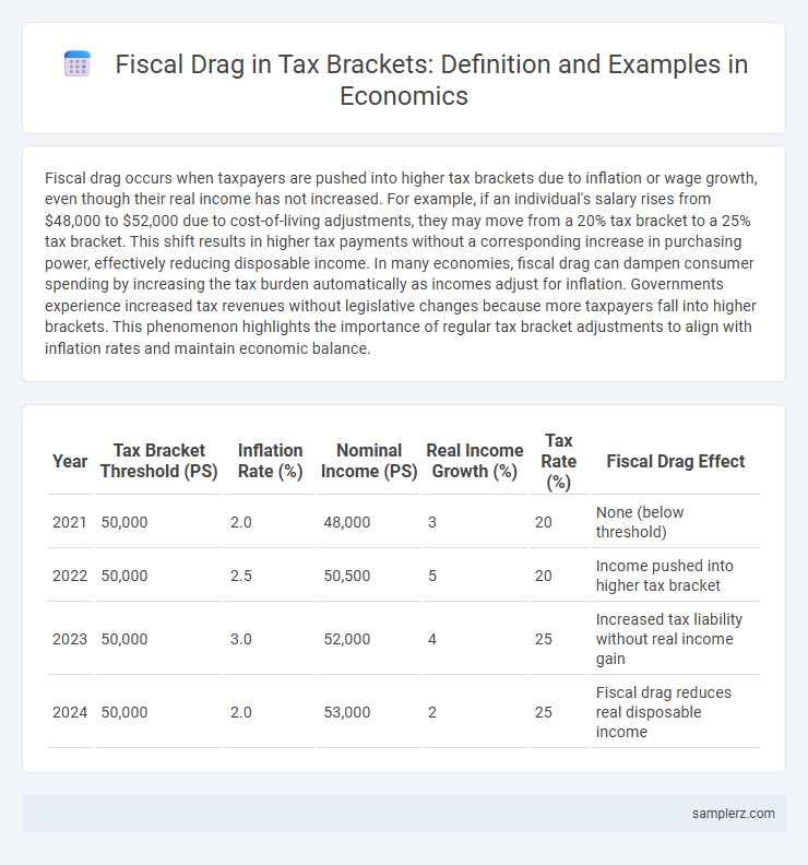 Fiscal Drag in Tax Brackets: Definition and Examples in Economics