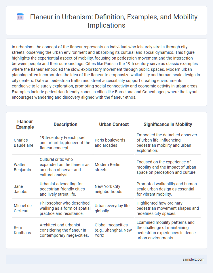 Flaneur in Urbanism: Definition, Examples, and Mobility Implications