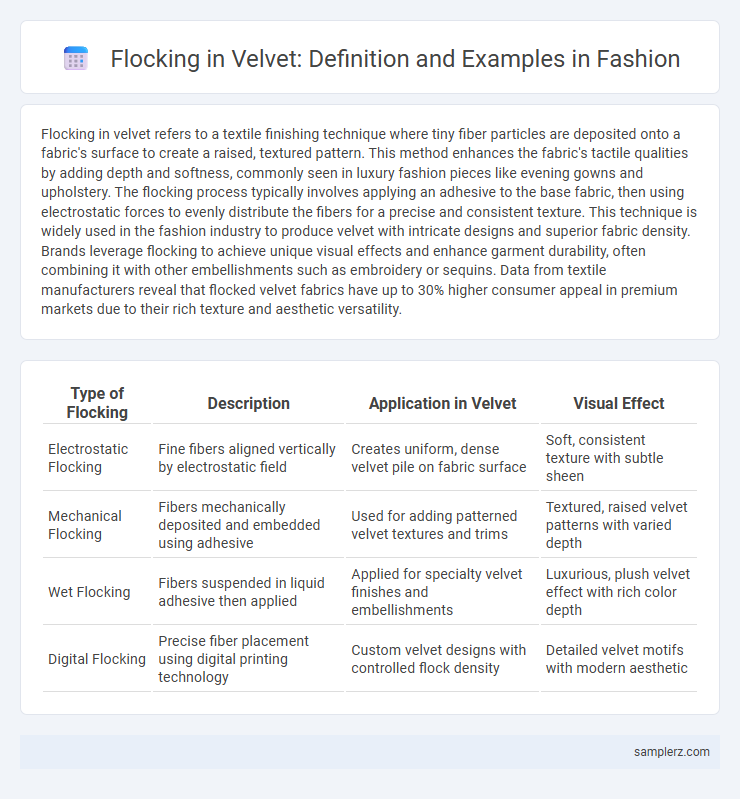 Flocking in Velvet: Definition and Examples in Fashion
