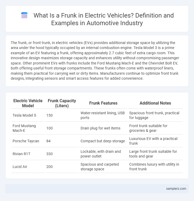 What Is a Frunk in Electric Vehicles? Definition and Examples in Automotive Industry