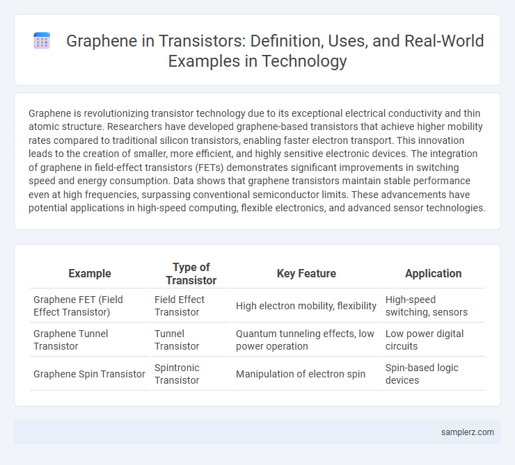 Graphene in Transistors: Definition, Uses, and Real-World Examples in Technology