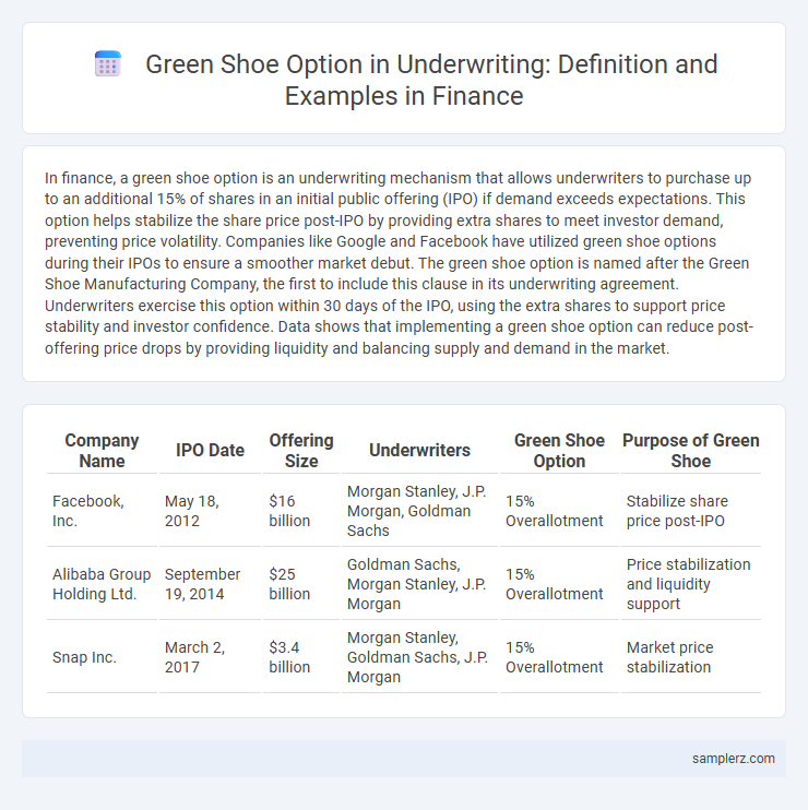 Green Shoe Option in Underwriting: Definition and Examples in Finance