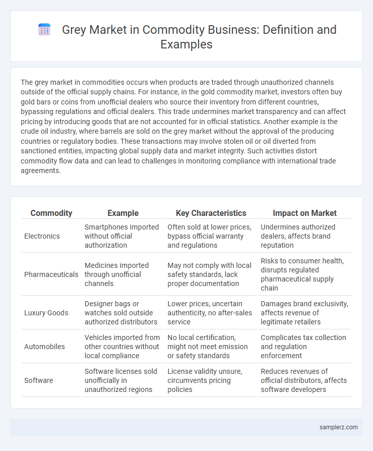 Grey Market in Commodity Business: Definition and Examples