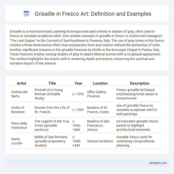 Grisaille in Fresco Art: Definition and Examples