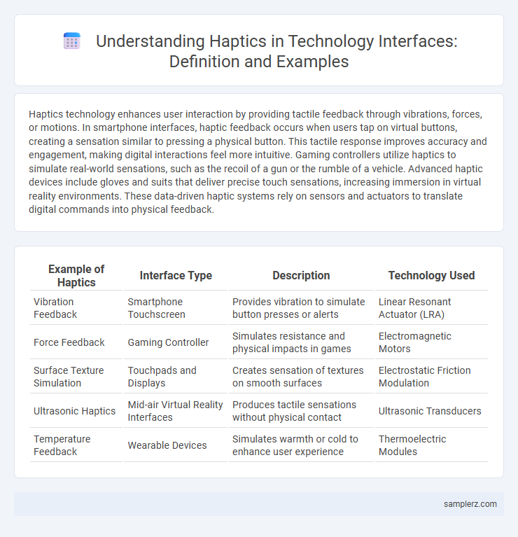 Understanding Haptics in Technology Interfaces: Definition and Examples
