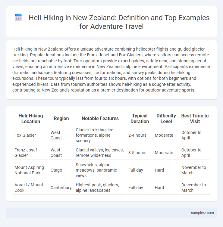 Heli-Hiking in New Zealand: Definition and Top Examples for Adventure Travel