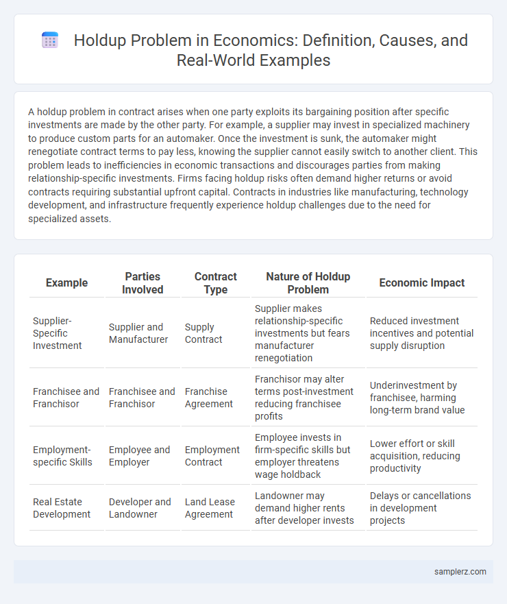 Holdup Problem in Economics: Definition, Causes, and Real-World Examples