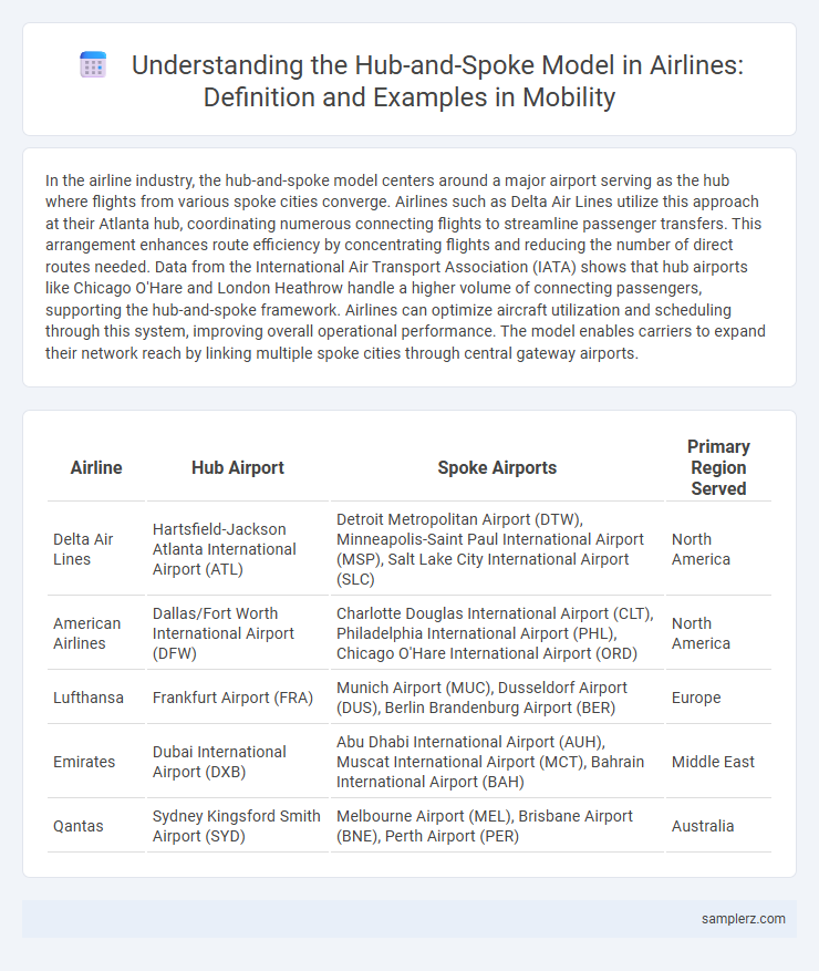 Understanding the Hub-and-Spoke Model in Airlines: Definition and Examples in Mobility