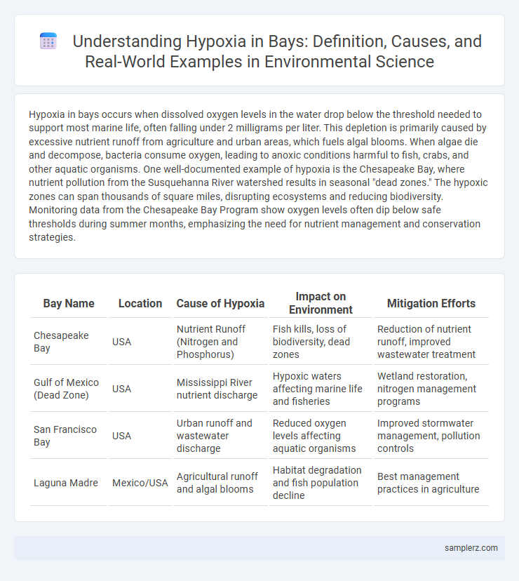 Understanding Hypoxia in Bays: Definition, Causes, and Real-World Examples in Environmental Science