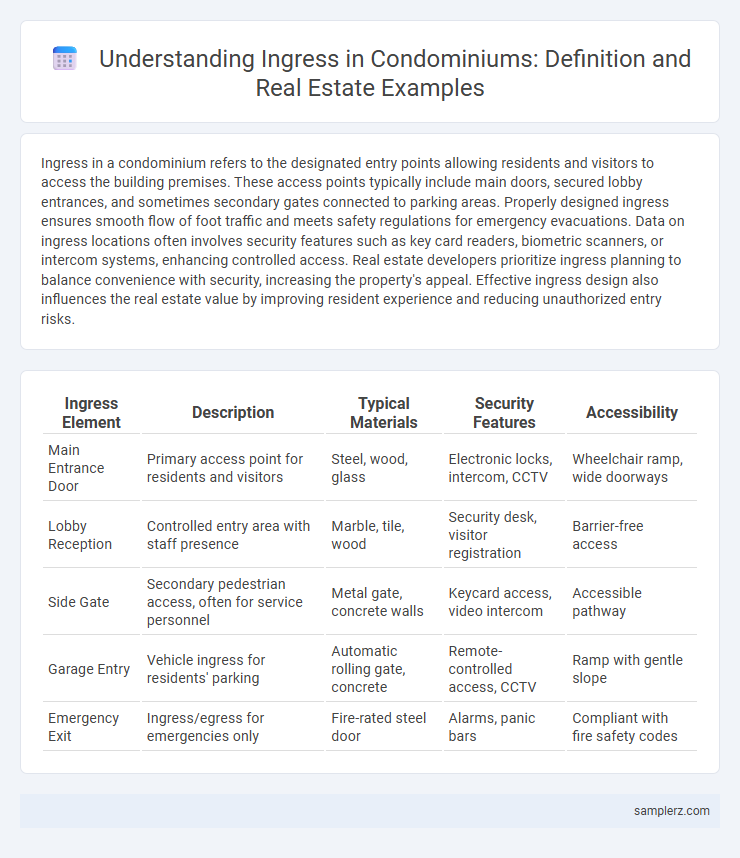 Understanding Ingress in Condominiums: Definition and Real Estate Examples