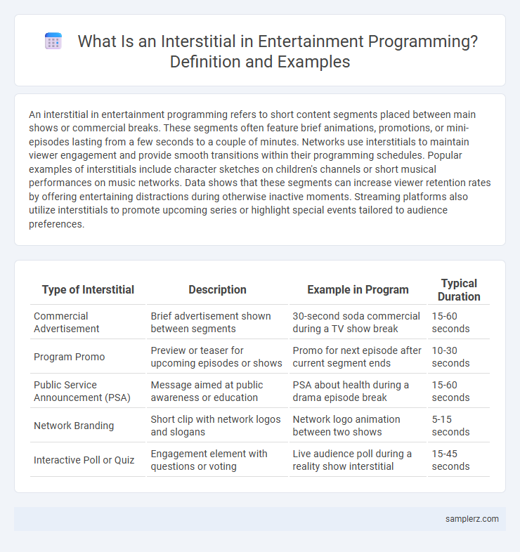 What Is an Interstitial in Entertainment Programming? Definition and Examples