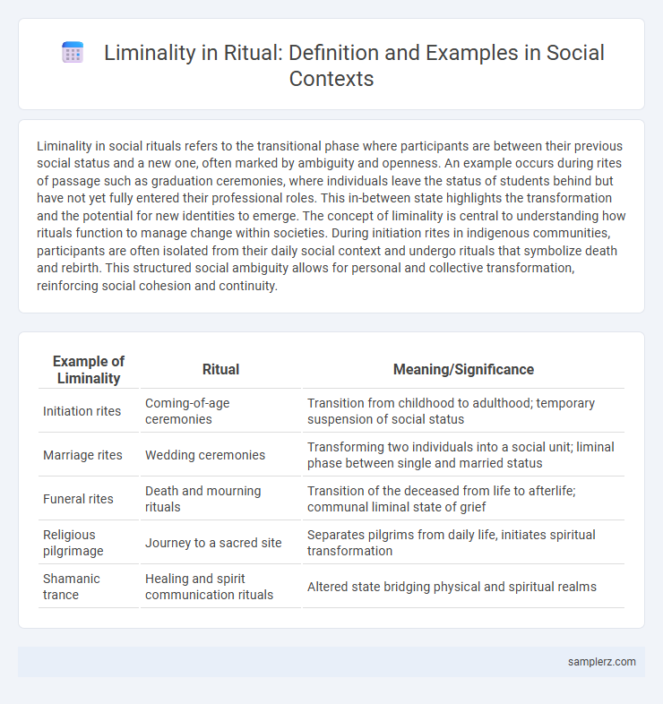 Liminality in Ritual: Definition and Examples in Social Contexts