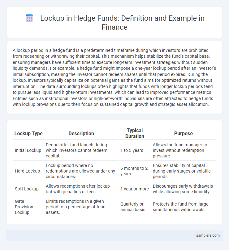 Lockup in Hedge Funds: Definition and Example in Finance