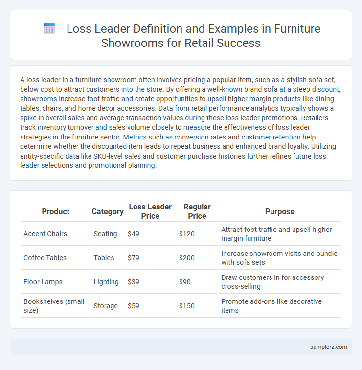 Loss Leader Definition and Examples in Furniture Showrooms for Retail Success