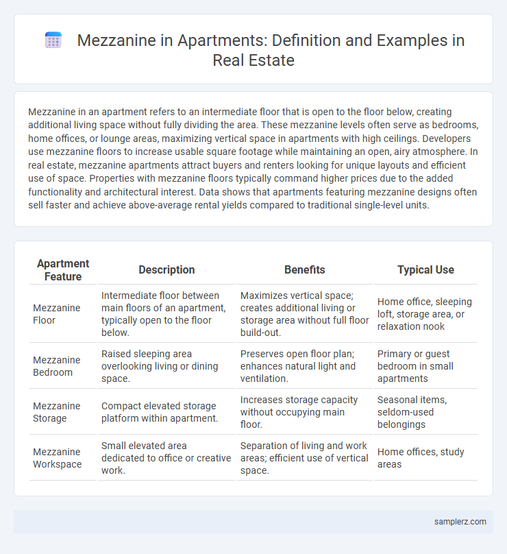 Mezzanine in Apartments: Definition and Examples in Real Estate