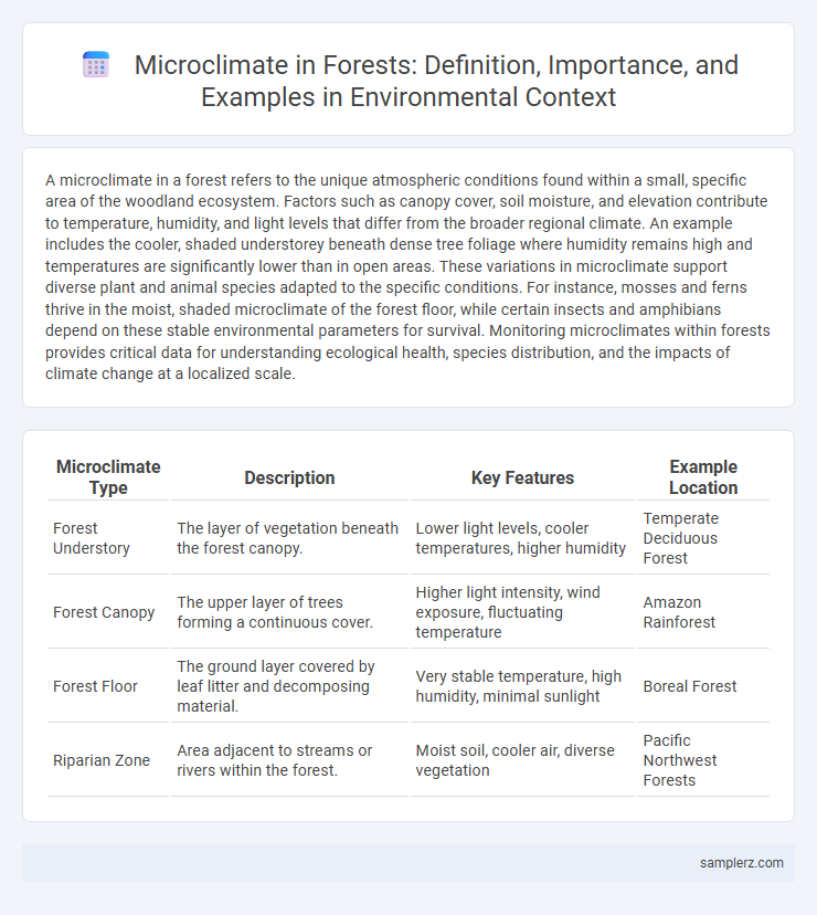 Microclimate in Forests: Definition, Importance, and Examples in Environmental Context