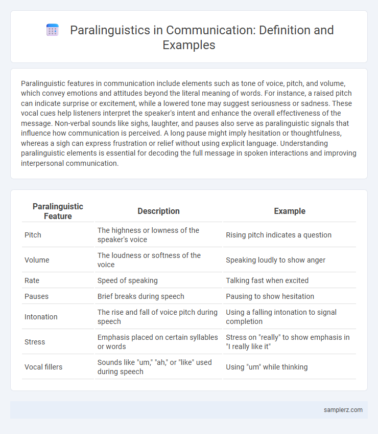 Paralinguistics in Communication: Definition and Examples