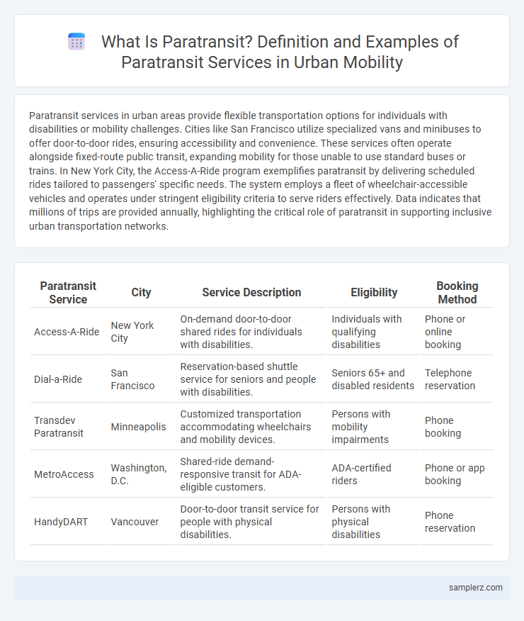 What Is Paratransit? Definition and Examples of Paratransit Services in Urban Mobility