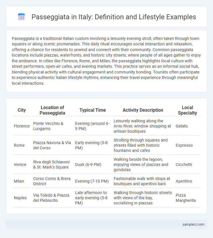 Passeggiata in Italy: Definition and Lifestyle Examples