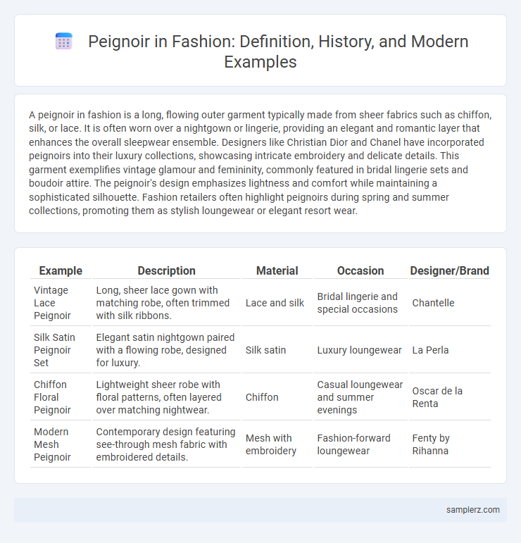 Peignoir in Fashion: Definition, History, and Modern Examples