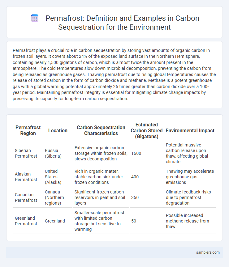 Permafrost: Definition and Examples in Carbon Sequestration for the Environment