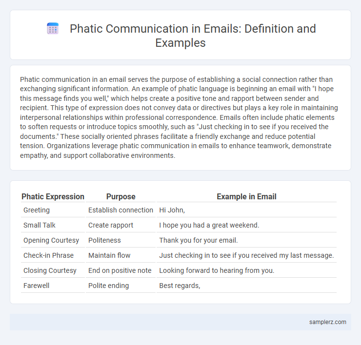 Phatic Communication in Emails: Definition and Examples