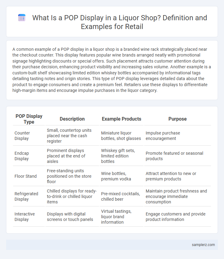 What Is a POP Display in a Liquor Shop? Definition and Examples for Retail