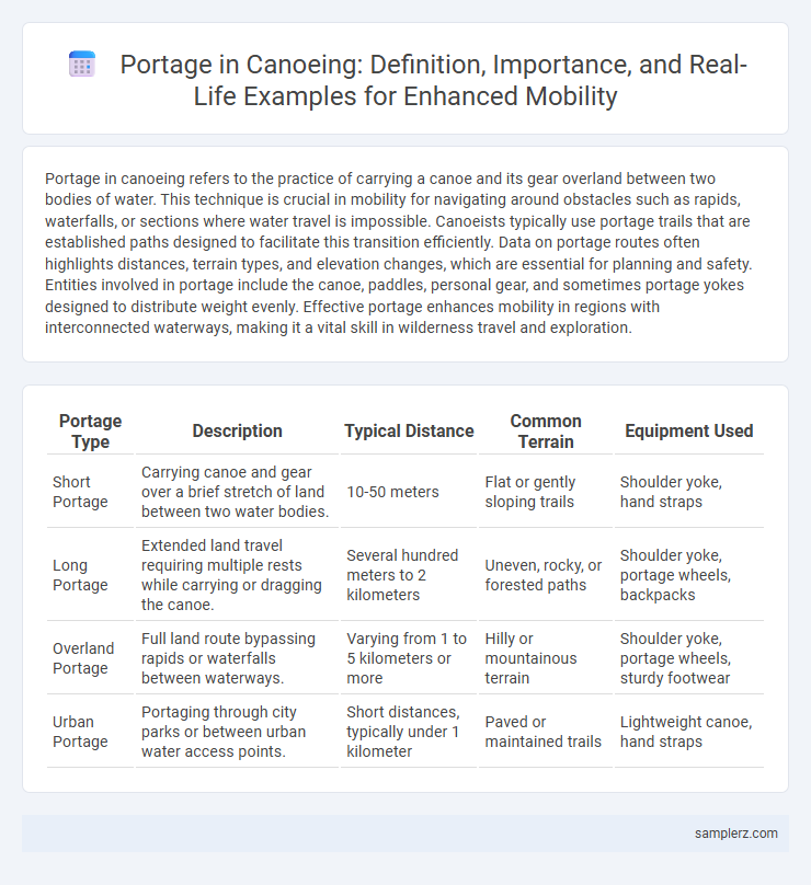 Portage in Canoeing: Definition, Importance, and Real-Life Examples for Enhanced Mobility
