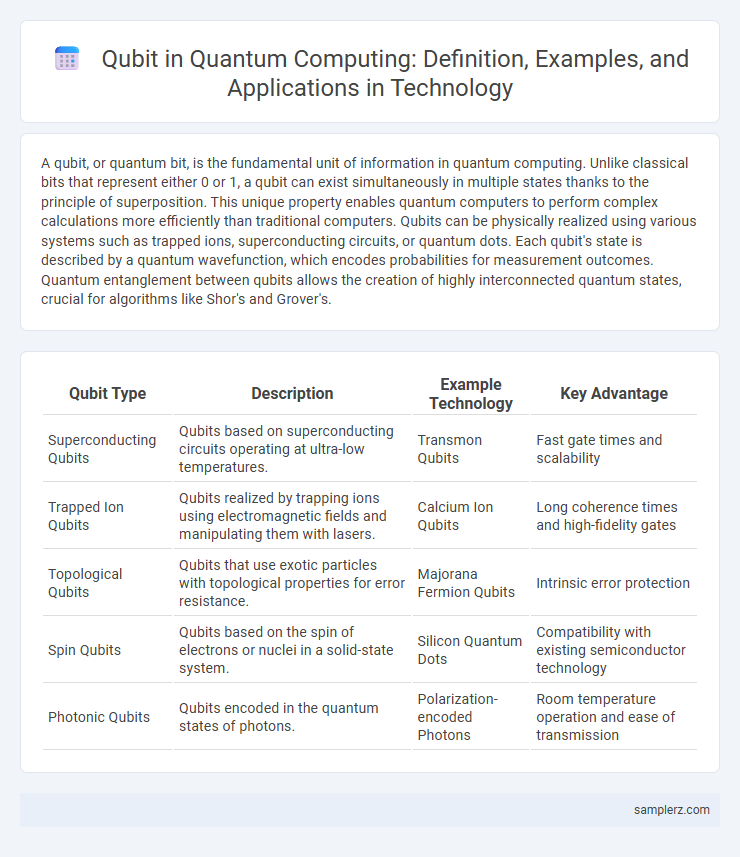 Qubit in Quantum Computing: Definition, Examples, and Applications in Technology