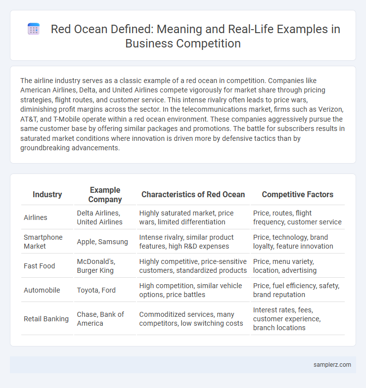 Red Ocean Defined: Meaning and Real-Life Examples in Business Competition