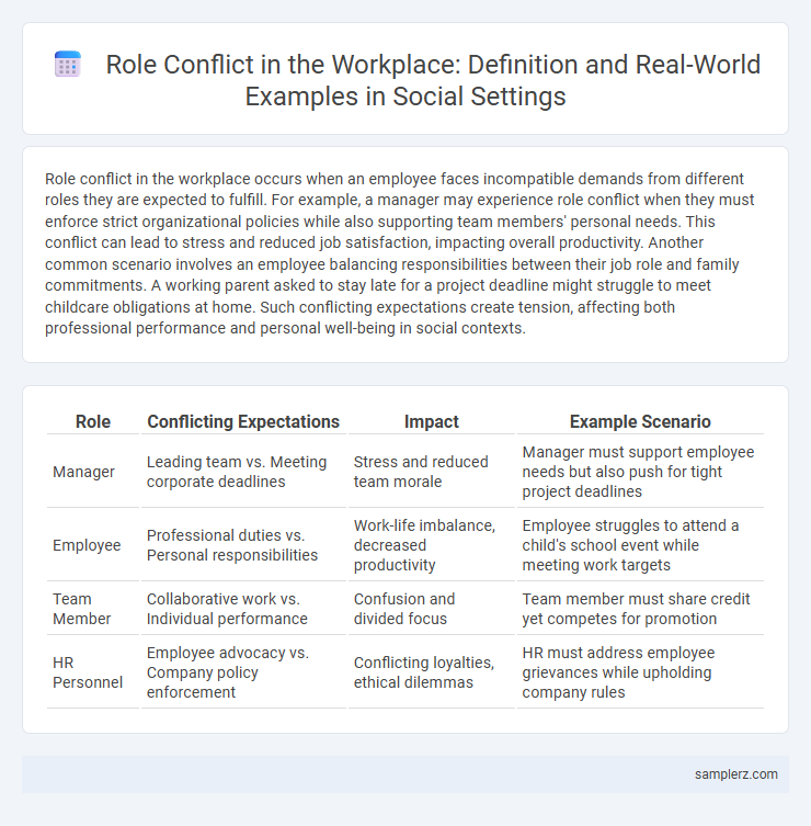 Role Conflict in the Workplace: Definition and Real-World Examples in Social Settings