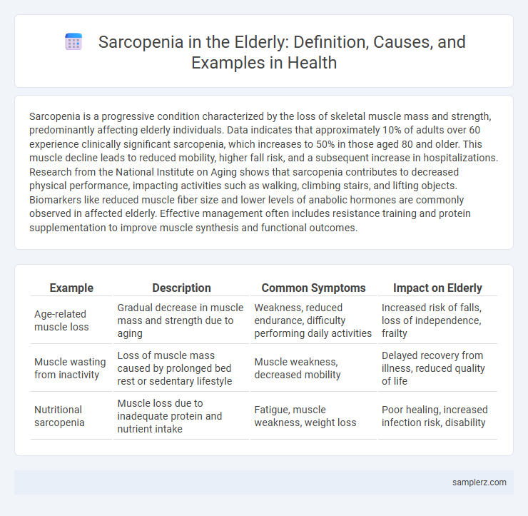 Sarcopenia in the Elderly: Definition, Causes, and Examples in Health