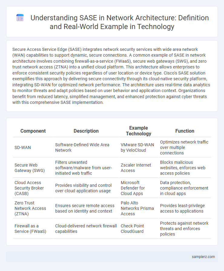 Understanding SASE in Network Architecture: Definition and Real-World Example in Technology